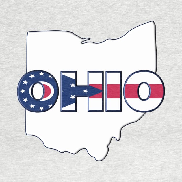 Ohio Colored State Letters by m2inspiration